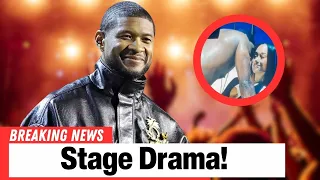 Usher's Seductive Performance Takes an Awkward Turn with Fan