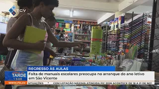 Shortage of textbooks causes concern at the start of the school year in São Vicente