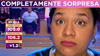 SUBIÓ Y LA CHOCÓ: MICAELA SE PASÓ POR MÁS DE UN KILO Y FUE ELIMINADA DE CUESTIÓN DE PESO