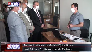 İl İstihdam ve Mesleki Eğitim Kurulu Vali Su Başkanlığında Toplandı