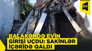 Talalar kəndində uçqun: xilasedicilər sakinləri təxliyə etdi