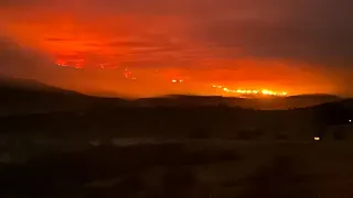 California Wildfires: Gann Fire in Calaveras County (Tuesday 5 a.m. update)
