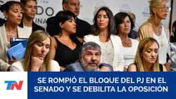 SE ROMPIÓ EL BLOQUE DEL PJ EN EL SENADO I Milei se prepara para destacar los logros de su gobierno