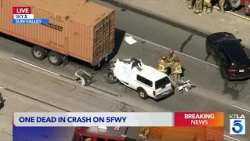 One person killed in crash involving semi-truck on 5 Freeway in Sun Valley