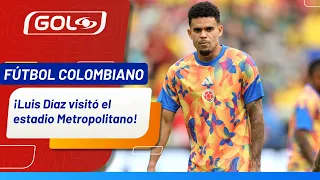 Luis Díaz was amazed by the renovation works at the Metropolitano stadium