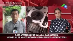 3.000 AFECTADOS POR MALA CALIDAD GASOLINA VIERNES 20 DE MARZO INICIARÍA RESARCIMIENTO A MOTOTAXISTAS
