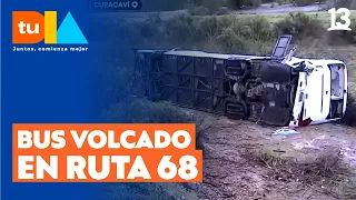 Serious accident on Route 68 leaves at least 15 injured after bus rollover | Tu Día