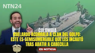 Abelardo CORNERS THE GULF CLAN: This is the semi-submersible he seized after killing their leader