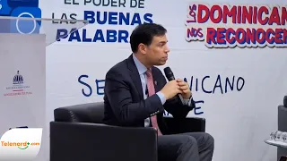 Minister of Culture participates in discussion during the opening of the Duartiano Festival at UA...