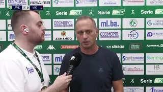 Fabio Gallo dopo Avellino-Vicenza 3-0: L’Avellino è stato superiore sotto ogni aspetto