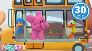 🚌 Música do Pocoyo: As Rodas do Ônibus! 🎵 | Pocoyo em Português | Cante com o Pocoyo!