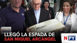 The sword of Saint Michael the Archangel has arrived
