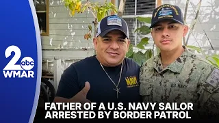 Navy sailor aboard record-setting deployment learns father was detained by ICE