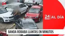 Lo Prado: Gang that stole tires in minutes using specialized tools arrested
