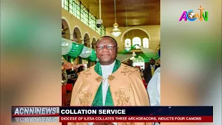 DIOCESE OF ILESA COLLATES THREE ARCHDEACONS, INDUCTS FOUR CANONS.