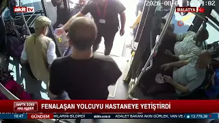 Rushed a sick passenger to the hospital