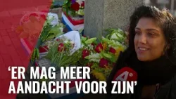 Herdenking Februaristaking bij monument Willem Kraan Herdenking Februaristaking bij monument Willem Kraan