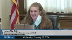 Modifying when firearms are permitted on school property 2/25/26 Modifying when firearms are permitted on school property 2/25/26