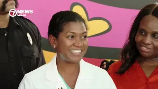 11-year-old returns home after Palm Beach County crash left her severely burned