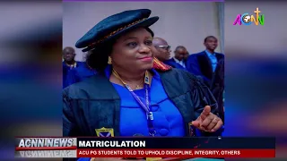 ACU PG STUDENTS TOLD TO UPHOLD DISCIPLINE, INTEGRITY, OTHERS