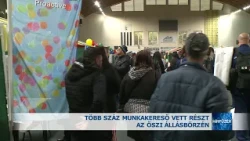 Több száz munkakereső vett részt az őszi állásbörzén