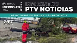 ? PTV NOTICIAS SEVILLA HD | EL TEMPORAL PROVOCA CIENTOS DE INCIDENCIAS EN SEVILLA  | 28 ene