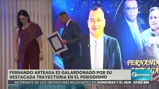 From Once Noticias we extend our congratulations to Fernando Arteaga for his award.