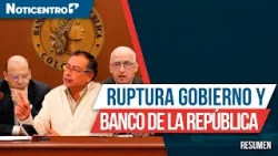 Fuerte choque entre el Gobierno y Banco de la República | Noticias Canal 1
