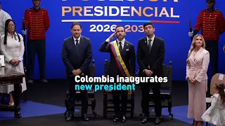 Colombia inaugurates new president