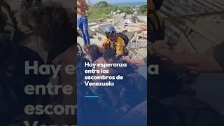 Hope remains in Venezuela: Rescuers pull survivors from the rubble