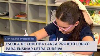 Curitiba school launches playful project to teach cursive writing