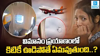 What Happens If an Airplane Window Breaks at 30,000 Feet? The Terrifying Truth! | Sakshi Digital |