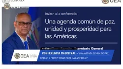 OEA News: “Una agenda común de paz, unidad y prosperidad para las Américas”. 17 de marzo de 2026.