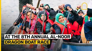 At the 8th annual Al-Noor Dragon Boat race