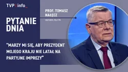 Prof. Nałęcz: marzy mi się, aby prezydent mojego kraju nie latał na partyjne imprezy | PYTANIE DNIA