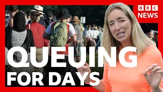 Wimbledon queue: The poshest endurance test in the world | BBC News