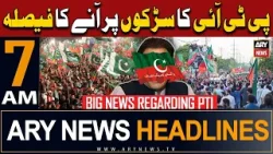 ARY News 7 AM Headlines | 23rd April 2024 | PTI's Big Decision - Big News