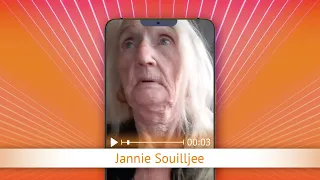 TV Oranje app video message - Jannie Souilljee