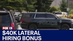 Renton Police offer 'one of the highest' signing bonuses | FOX 13 Seattle