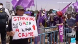 Decenas de israelíes marchan en la frontera con Gaza contra la guerra y la reocupación de la franja