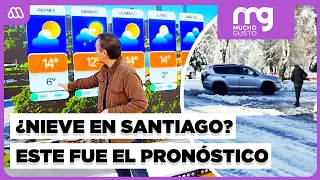Will it snow in Santiago? Alejandro Sepúlveda answers | Mucho Gusto