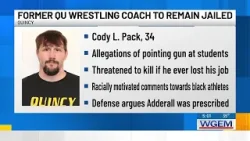 Former QU assistant coach arrested for allegedly making racially motivated threats, pointing gun...