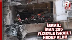 İran füzesi İsrail'in merkezine düştü! İsrail: İran 295 füze ile İsrail'i hedef aldı! | A Haber