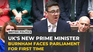 Andy Burnham faces first Commons test as UK's new prime minister