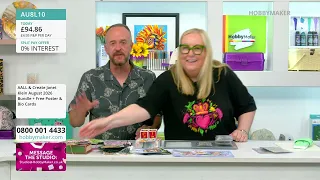 19/08/2026 HobbyMaker Live - AALL & Create,Sentimentally Yours,Cosmic Shimmer & Tim Holtz