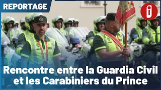 Meeting between the Guardia Civil and the Prince's Carabiniers