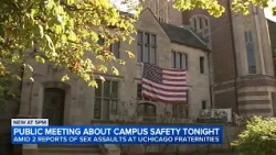 University of Chicago hosts campus safety meeting amid 2 reports of sex assaults at fraternities