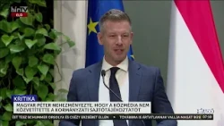 Magyar Péter számonkérte a közmédia élő közvetítésének a hiányát - HírTV