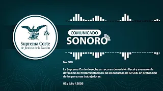 Audio Communiqué No. 100 / 2026