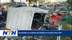 Dos heridos en accidente de tránsito en el tramo Guiza–SFM